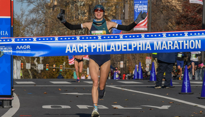 Amber Zimmerman, PhD, Wins Philadelphia Marathon