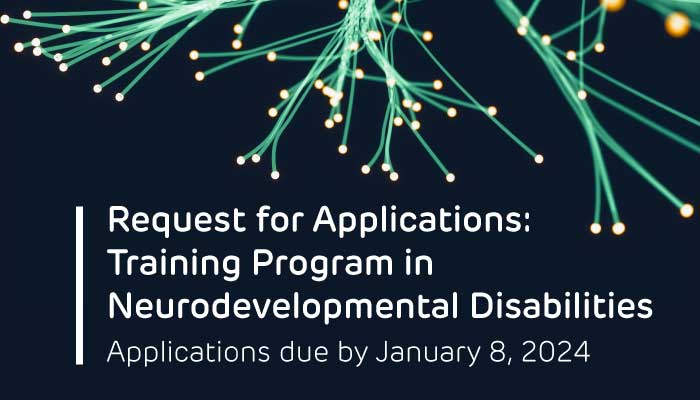  Request for Applications: Training Program in Neurodevelopmental Disabilities