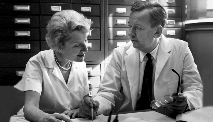 Werner and Gertrude Henle, MD